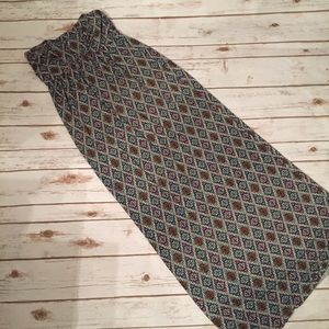 Lush strapless maxi dress